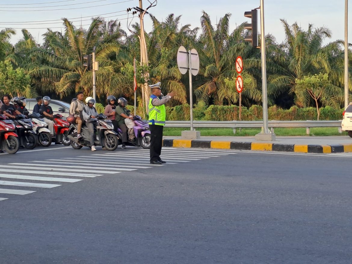 Pasca Lebaran, Polres Tebing Tinggi Tingkatkan Pengamanan Jalur Lintas