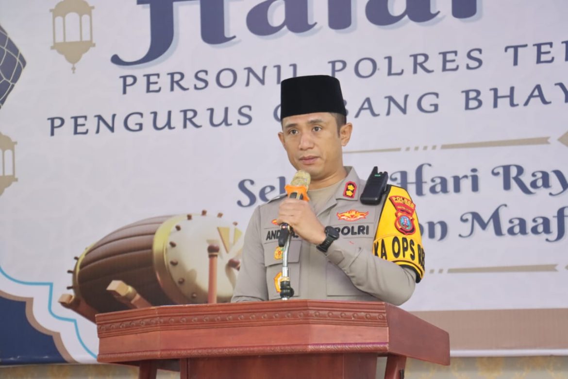 Polres Tebing Tinggi Halal Bihalal Rayakan Idul Fitri 1445 H