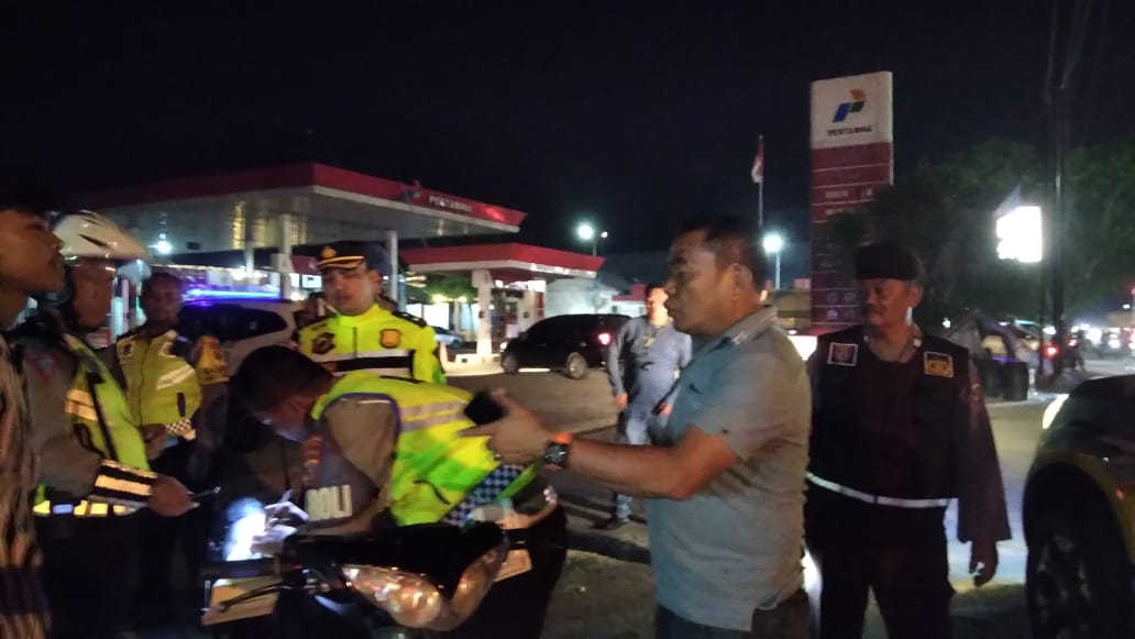 Polres sergai Laksanakan Razia Dan Patroli KRYD Malam Hari