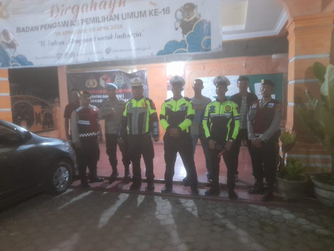 Jelang Pengumuman Sengketa Pemilu, Satgas Preventif Polres Batu Bara Sambang Kantor Penyelenggara Pemilu 2024