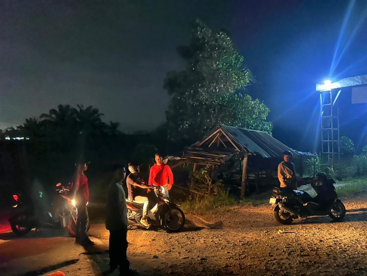 Polsek Indrapura Gelar Patroli Antisipasi Kejahatan Malam Hari