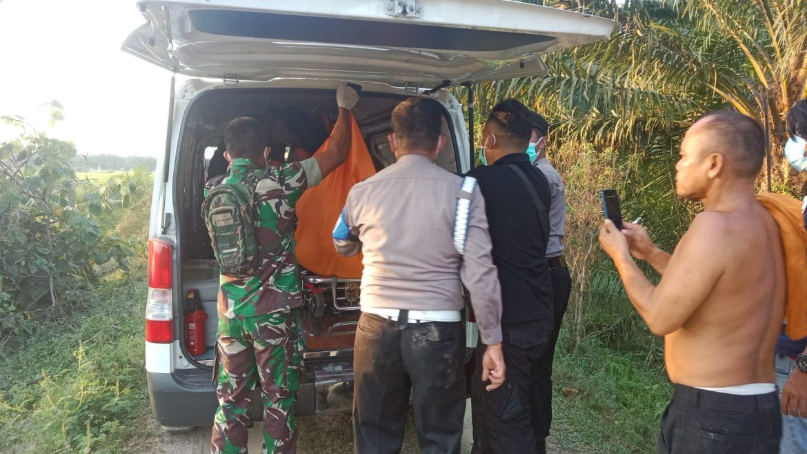 Kapolsek Indrapura AKP Jonni H. Damanik, S.H, M.H Cek Lokasi Temuan Mayat