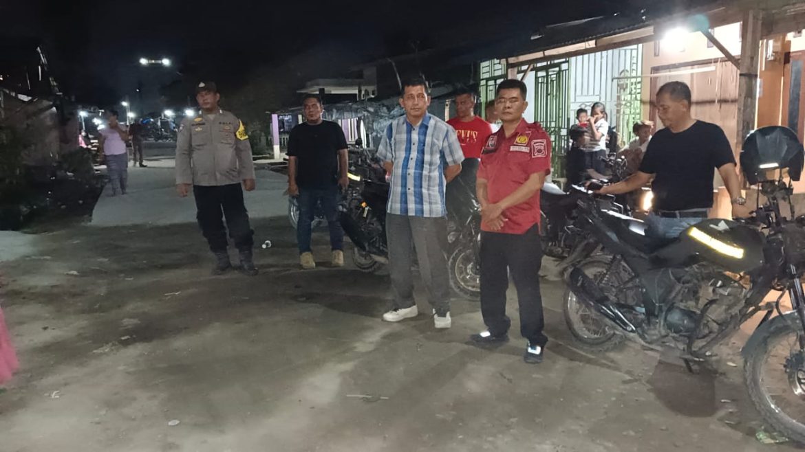 Polsek Medang Deras Patroli Antisipasi Kejahatan Jalanan