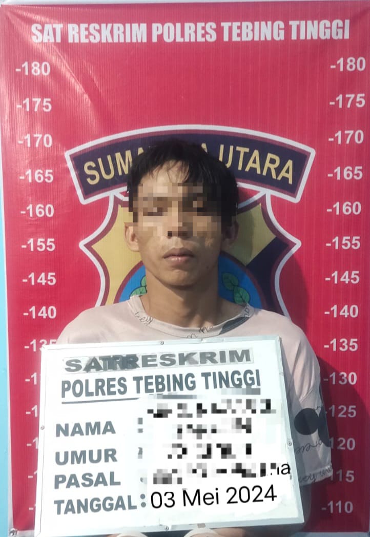 Sat Reskrim Polres Tebing Tinggi Bekuk Residivis Pencurian Dengan Pemberatan