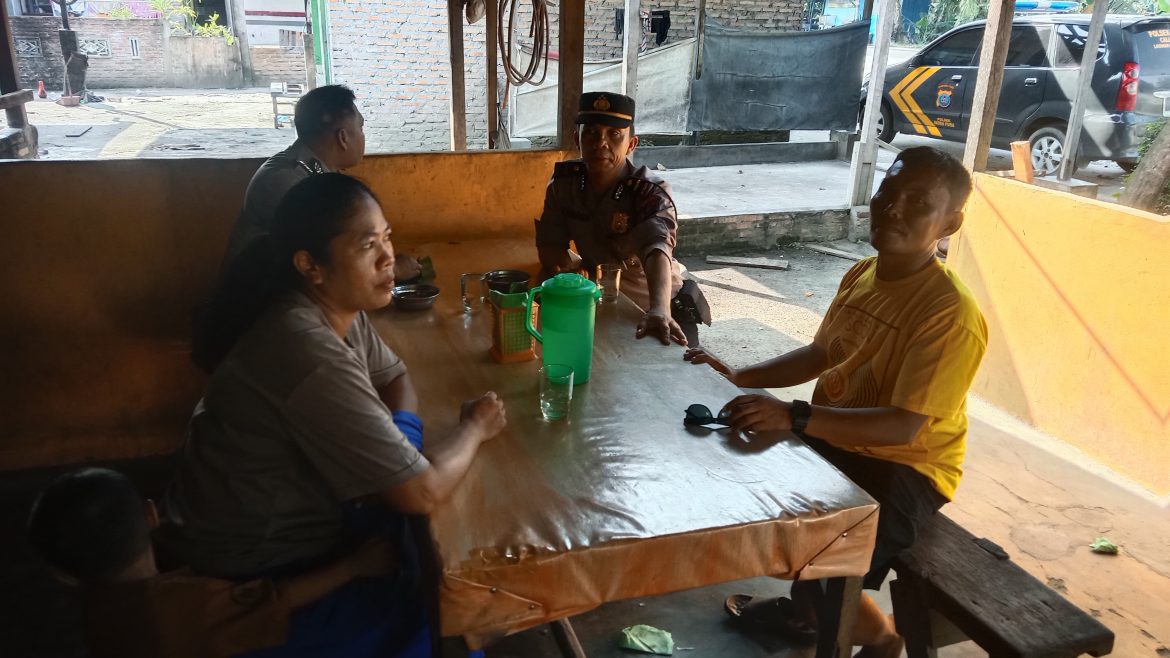 Kanit Samapta Polsek Indrapura Laksanakan Cooling System Dan Sambang Masyarakat