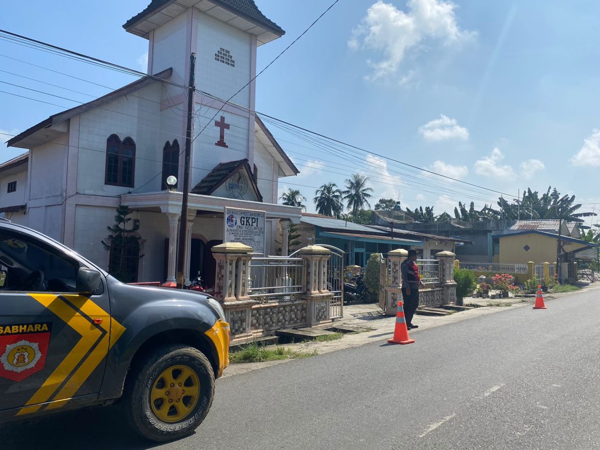 Sat Samapta Polres Batu Bara Beri Pengamanan Indah Minggu