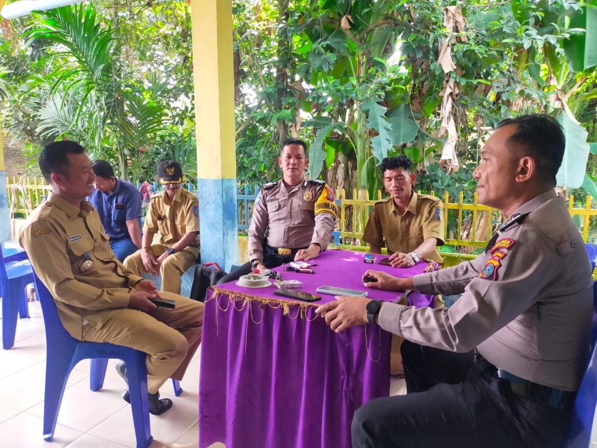 Sambang Masyarakat, Bhabinkamtibmas Polsek Indrapura Himbau Kamtibmas