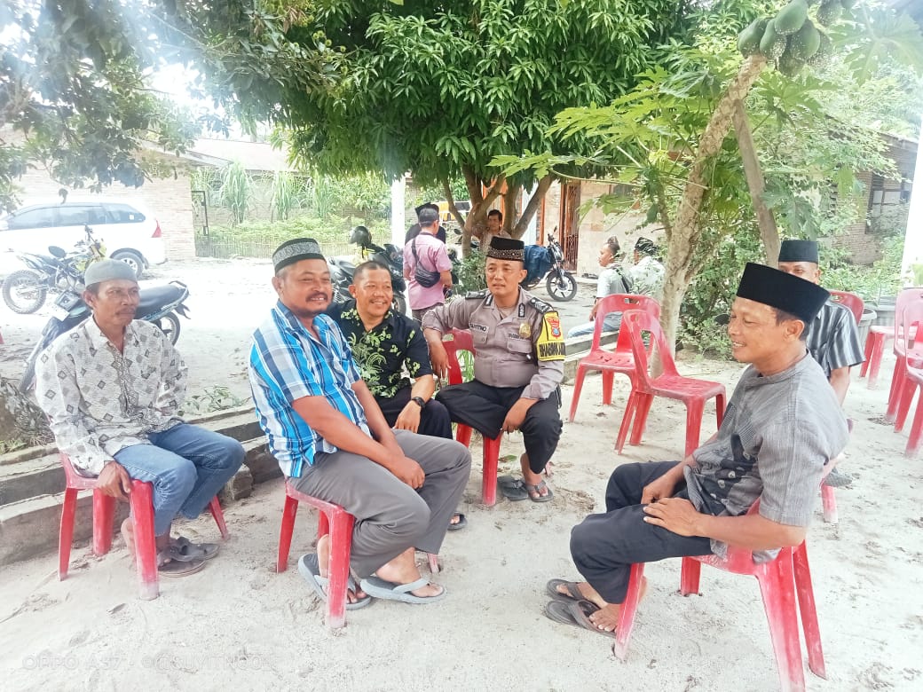 Sambang Dan Cooling System Polsek Indrapura Sampaikan Pesan Kamtibmas