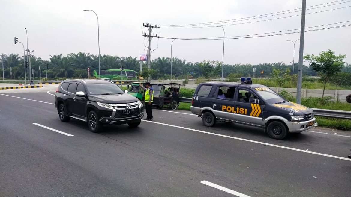 Persempit Kejahatan Jalanan, Polres Tebing Tinggi Patroli Disekitar Jalinsum