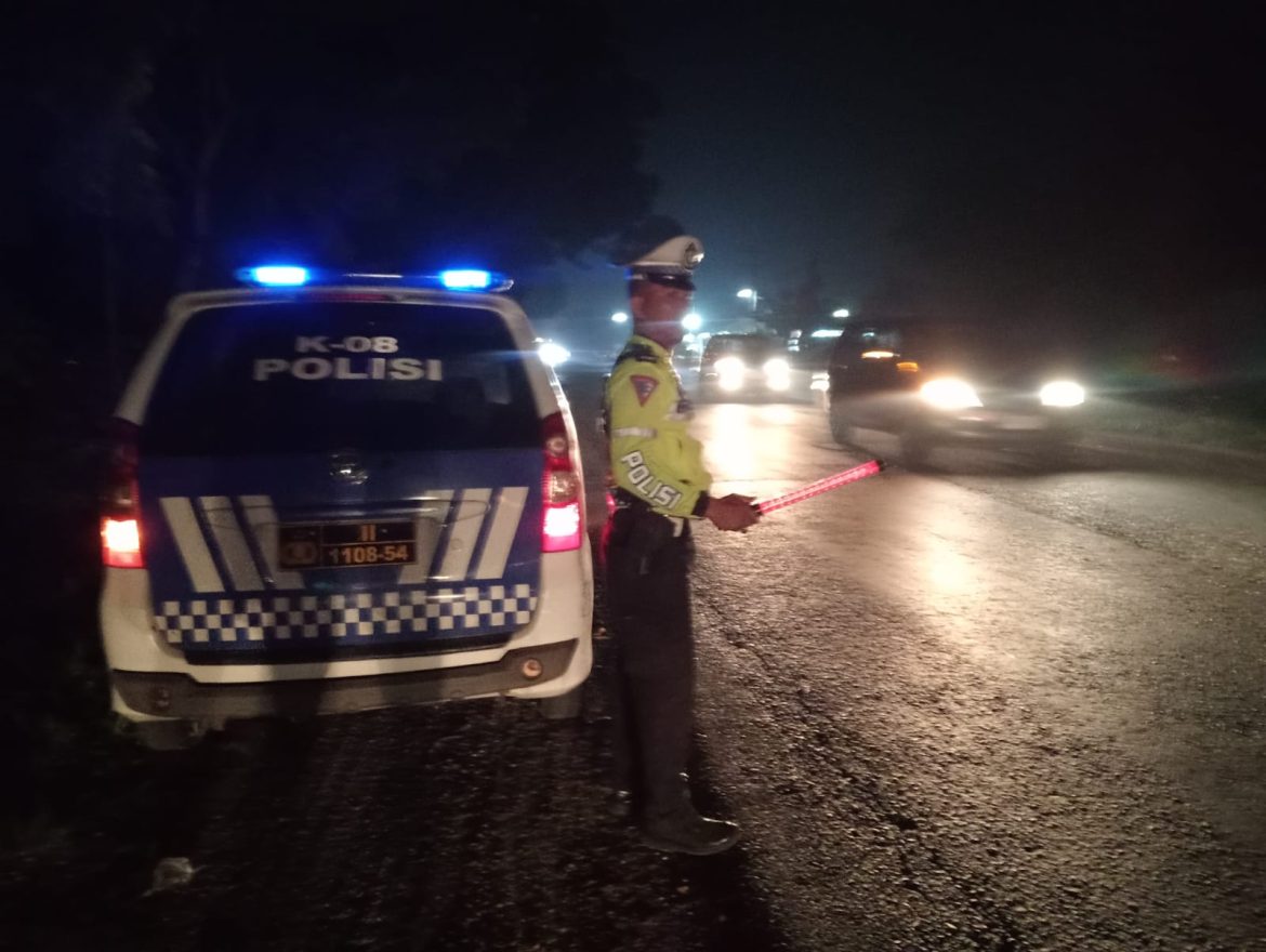 Patroli Blue Light Dan Live Report, Kasat Lantas Polres Batu Bara Himbau Tertib Lalulintas