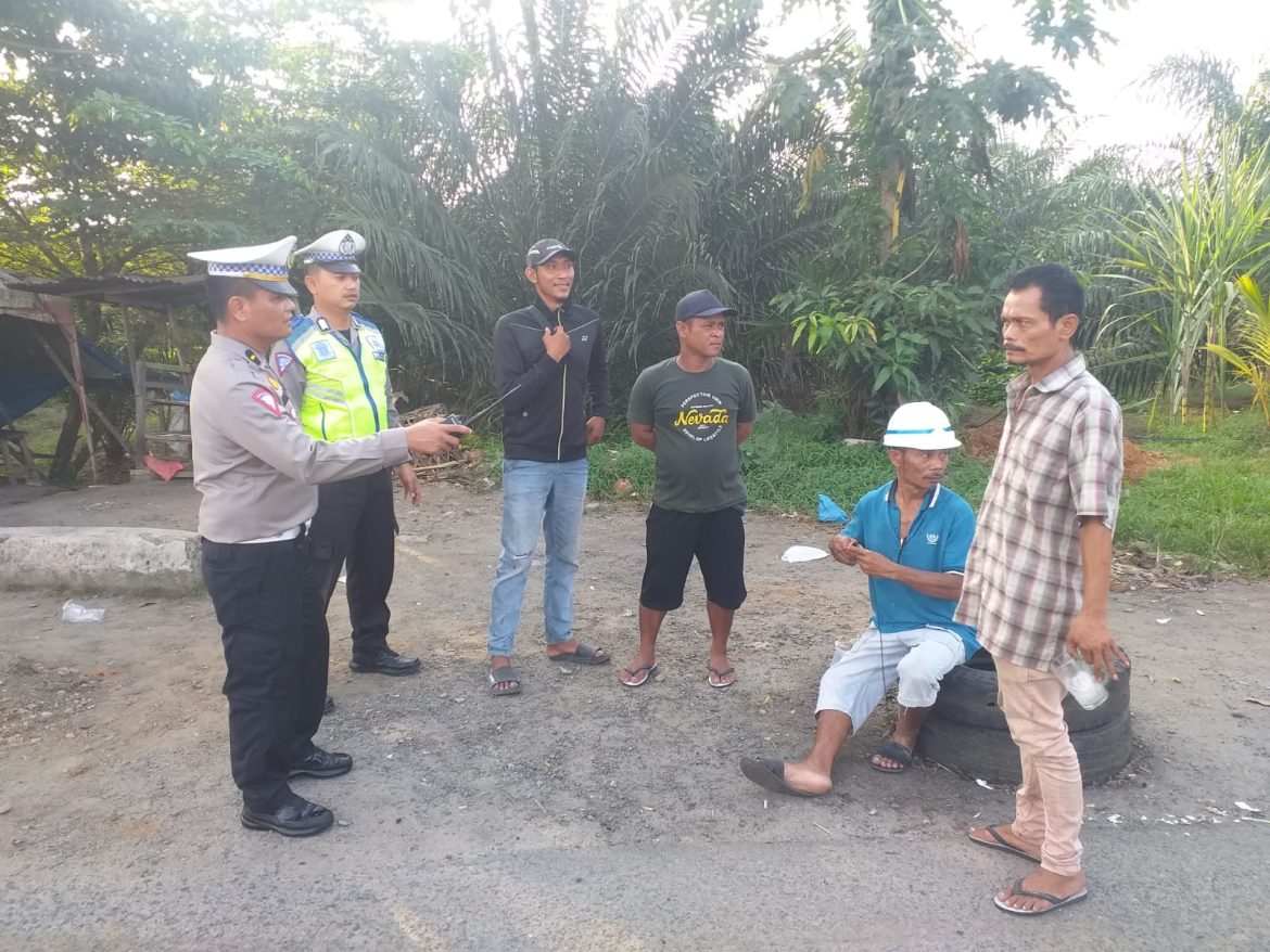 Personil Sat Lantas Polres Batu Bara Laksanakan Cooling System