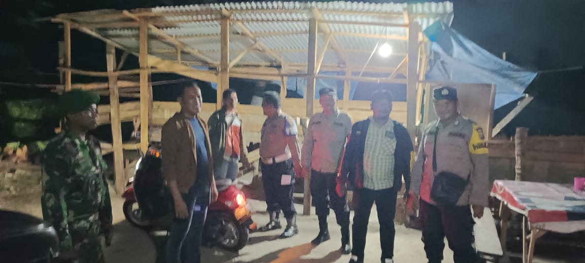 Polsek Tanjung Beringin Bersama Forkopincam Gelar Patroli Skala Besar