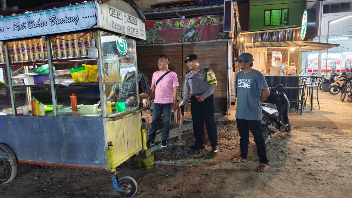 Polsek Indrapura Laksanakan Patroli Malam Antisipasi Gangguan Kamtibmas