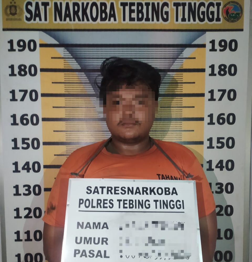 Tunggu Pembeli, Pemilik Sabu Ditangkap Sat Narkoba Polres Tebing Tinggi