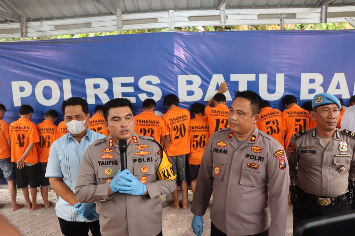 Berantas Peredaran Narkoba, Berikut Tindakan Polres Batu Bara