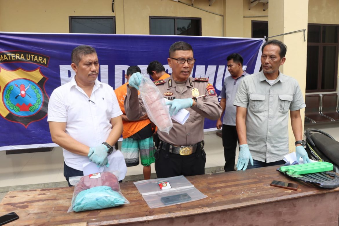 Polsek Dolok Masihul Amankan Dua Pelaku Pembakaran Rumah