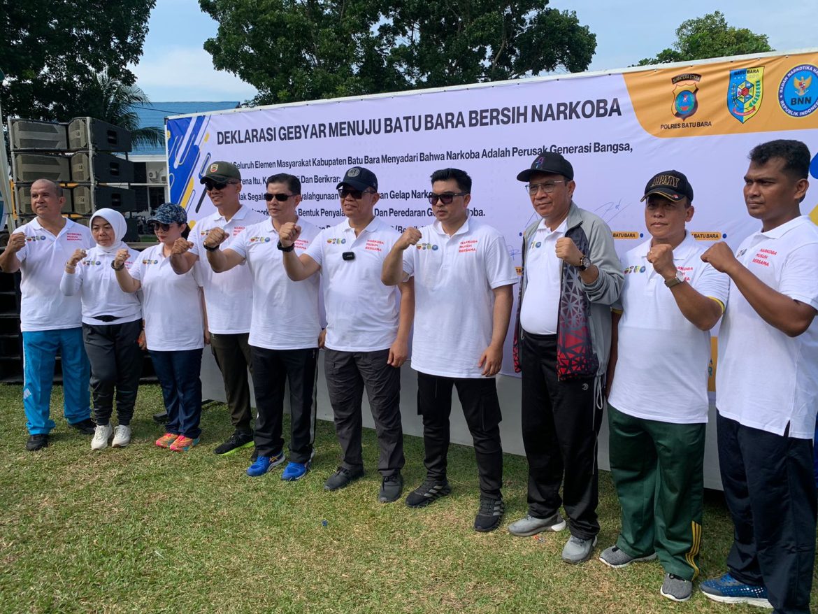 Ribuan Masyarakat Batubara Deklarasi Perang Terhadap Narkoba