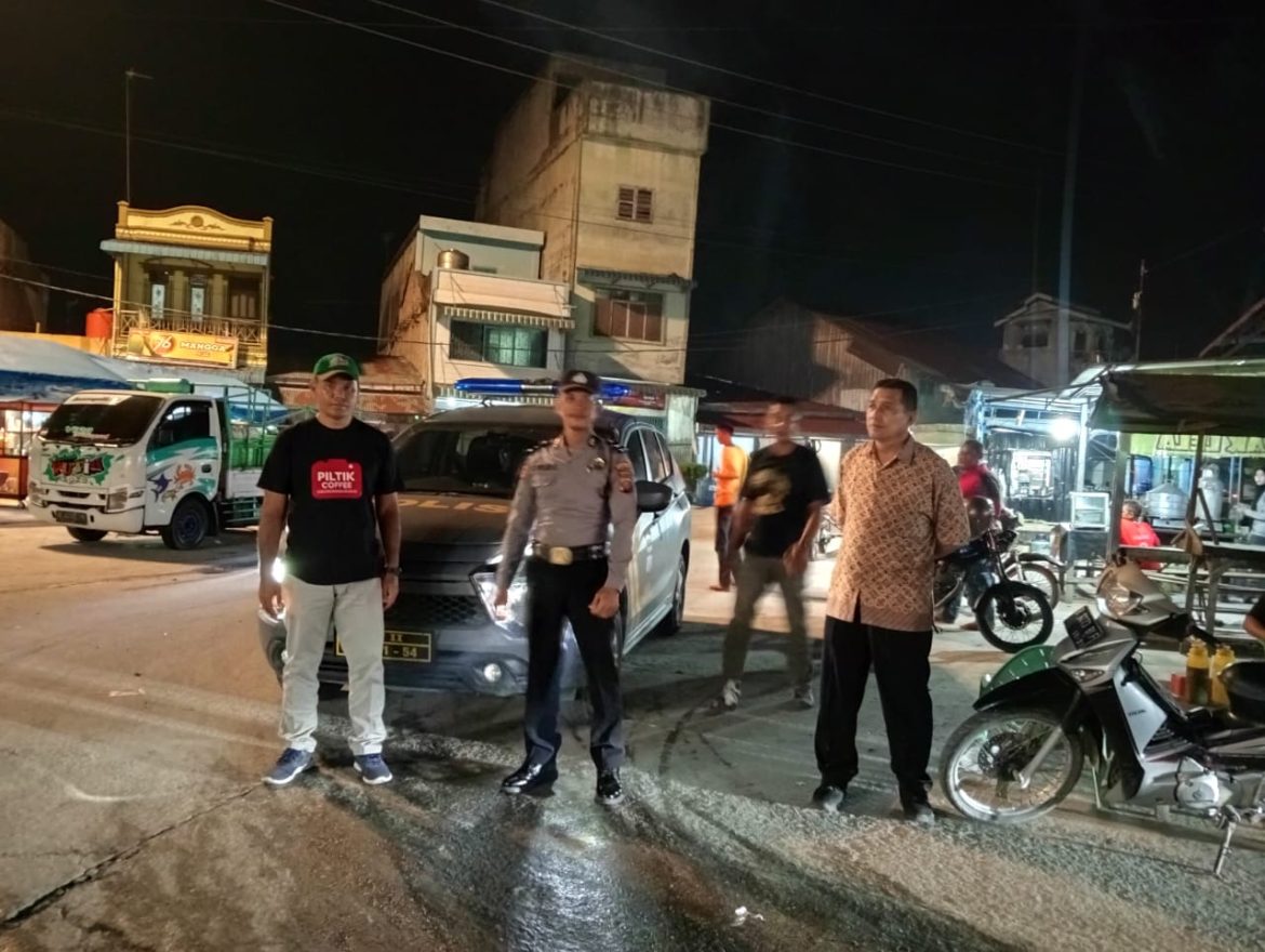 Patroli Malam Polsek Medang Deras Susuri Jalanan