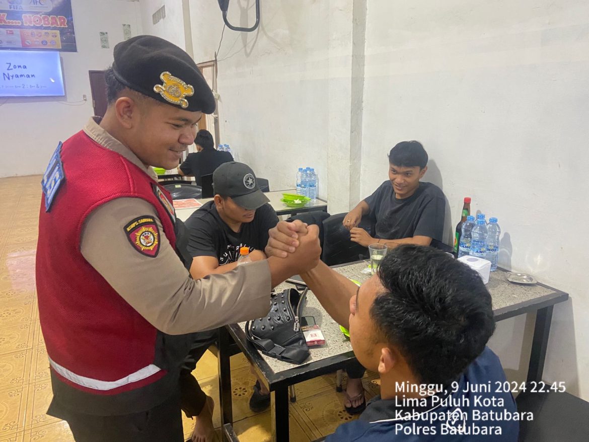 Patroli Dialogis Dan Cooling System Sat Samapta Polres Batu Bara Himbau Kamtibmas