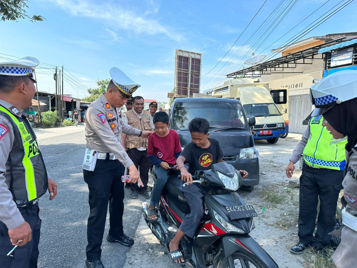 Kasat Lantas Polres Batu Bara AKP Hotlan W. Siahaan, S.H Pimpin Ops Terpadu Kepatuhan Pajak 2024