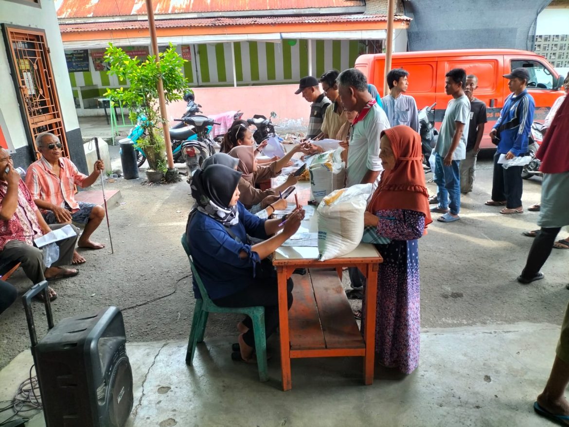 Polres Tebing Tinggi Gelar Pengamanan Penyaluran Bantuan Pangan Cadangan