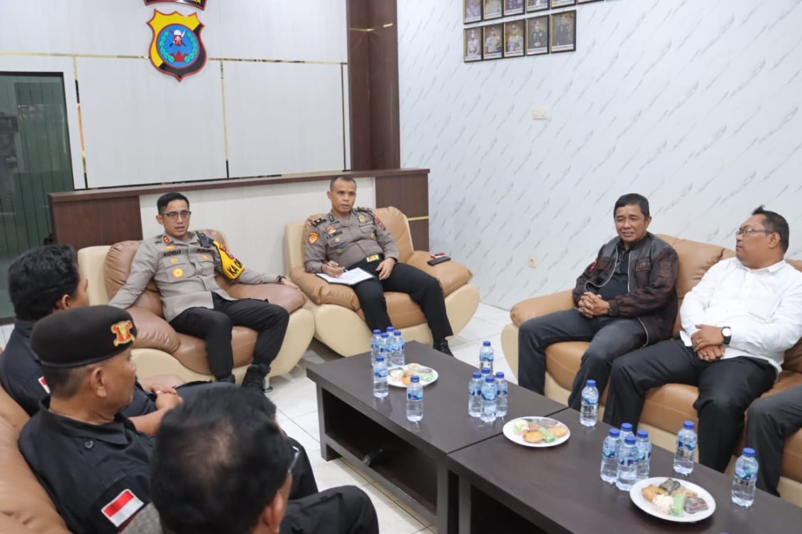 Kapolres Tebing Tinggi Terima Audensi KBPP Polri Resor Tebing Tinggi