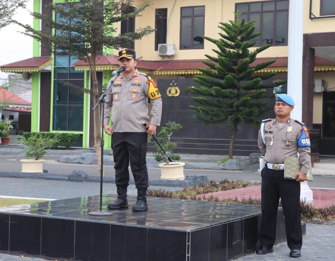 Kapolres Batu Bara Beri Arahan Dan Penekanan Tindak Tegas Peredaran Narkoba Judi Dan Geng Motor