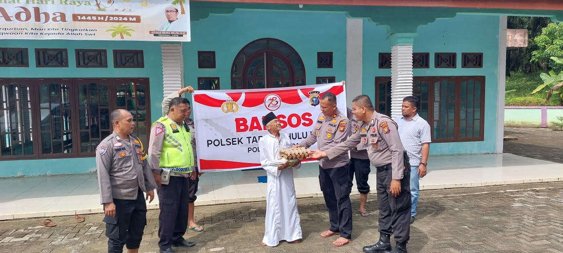 Di HUT Bhayangkara ke 78, Polsek Tapung Hulu Gelar Bhakti Religi dan Jum’at Curhat