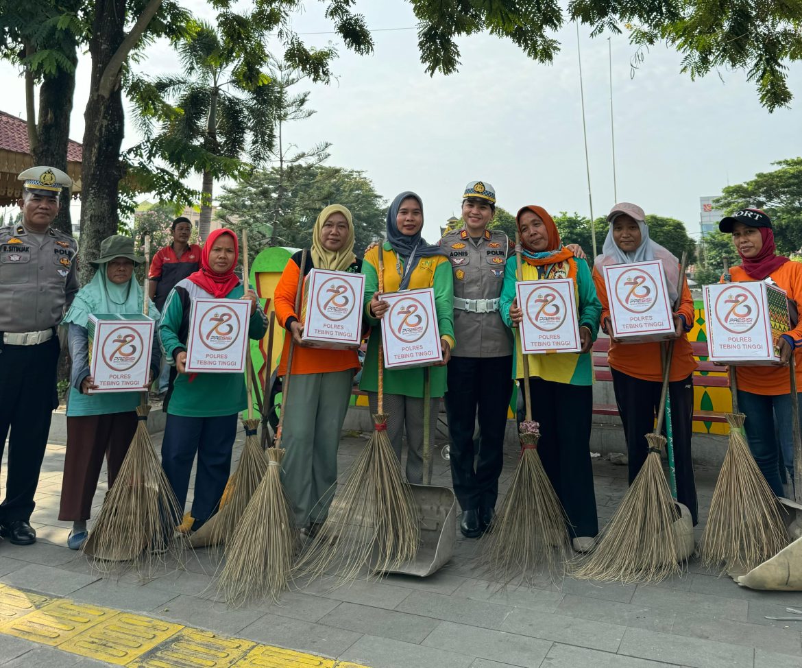 Kasat Lantas Polres Tebing Tinggi Bakti Sosial Sambut HUT Bhayangkara Ke-78