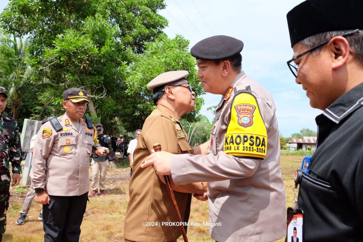 Bupati Asmar Dampingi Kapolda Riau Tinjau PSU di Tanjung Peranap