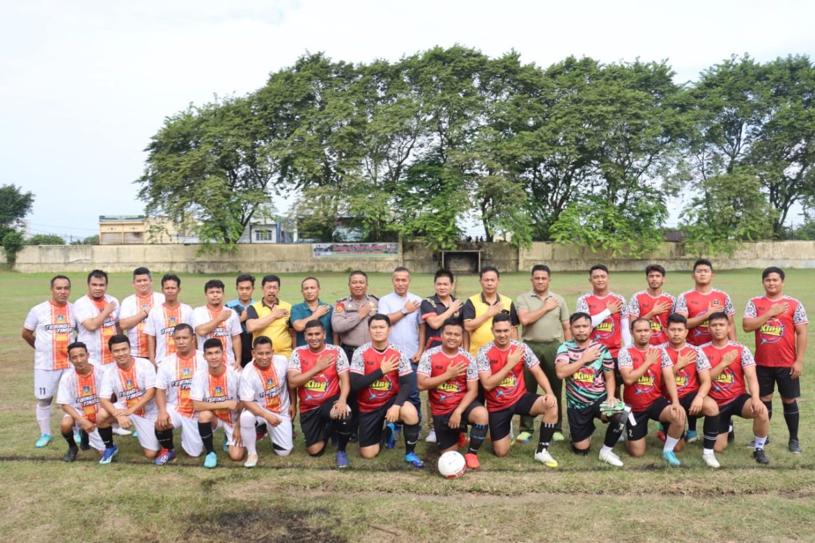 Turnamen Sepakbola Piala Kapolres Tebing Tinggi Semarakkan HUT Bhayangkara Ke-78