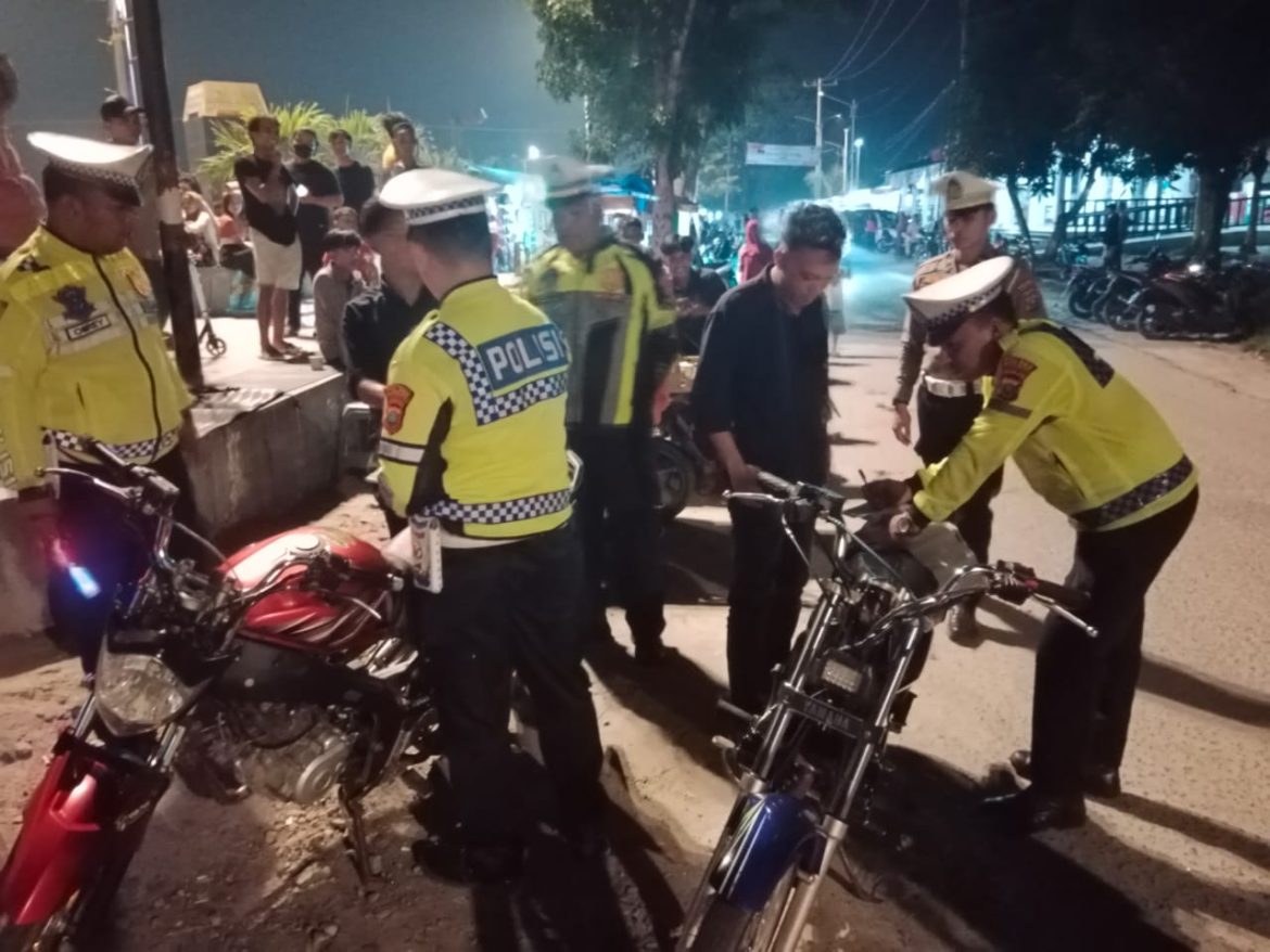 Patroli Gabungan Polres Batu Bara Antisipasi Aksi Balap Liar Dan Geng Motor