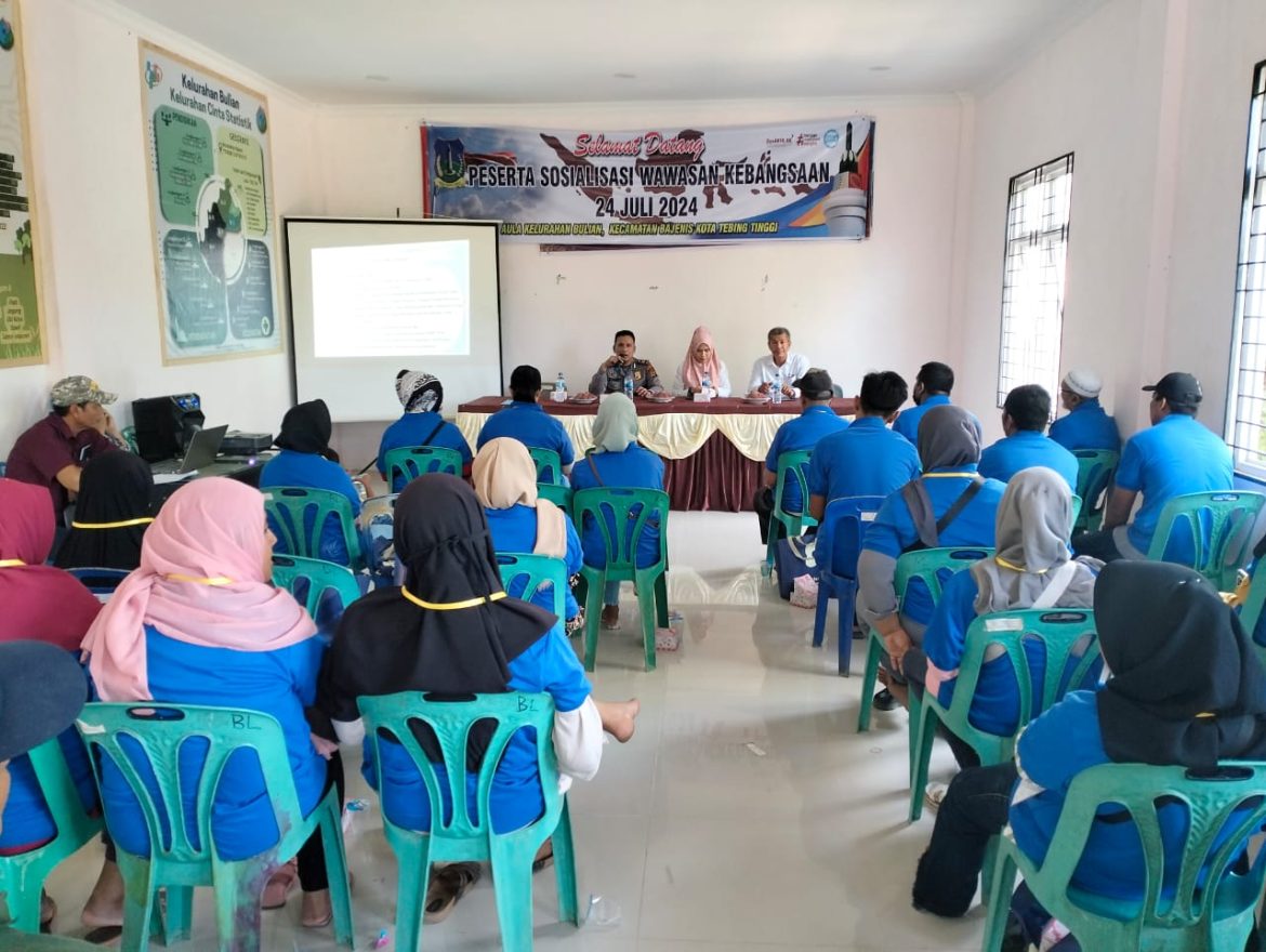 Jadi Narasumber, Kapolsek Rambutan AKP Suhaily A. Hasibuan, S.H, M.H Sosialisasi Wawasan Kebangsaan