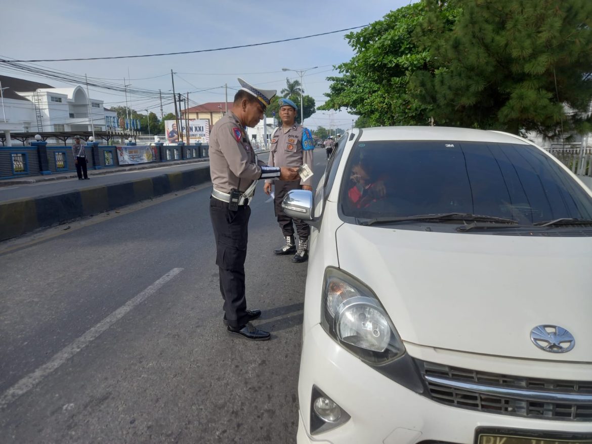 Kasatgas III Preventif Ipda M.T. Marpaung: Hari Terakhir Ops Patuh Toba 45 Pelanggar Ditindak