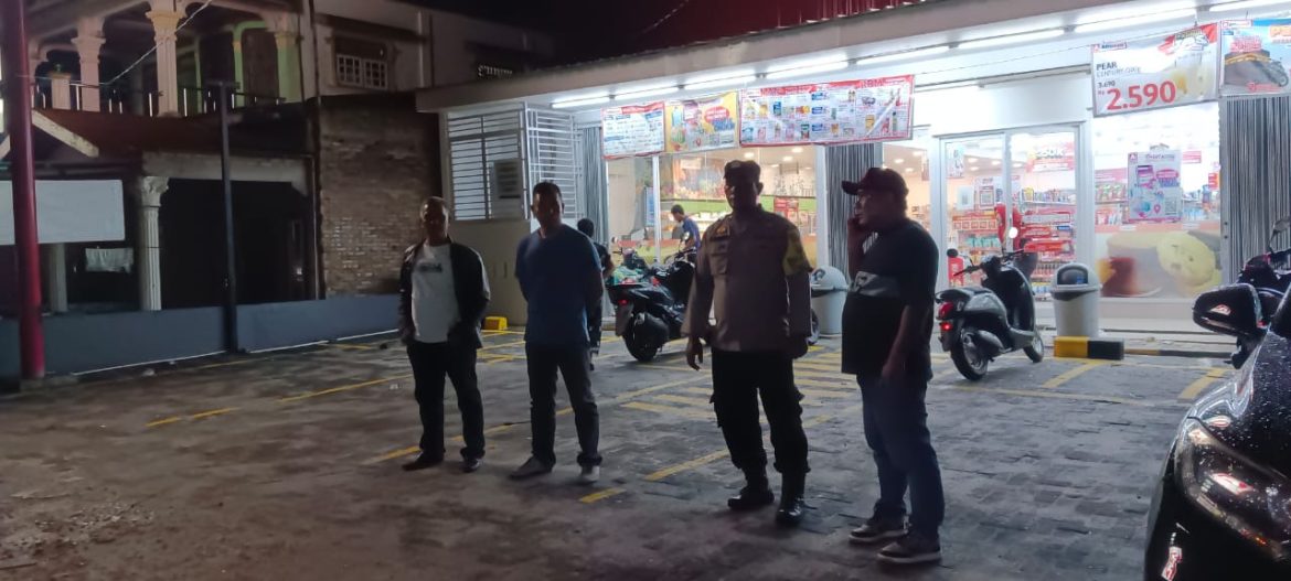 Polsek Medang Deras Patroli Malam Antisipasi Gangguan Kamtibmas