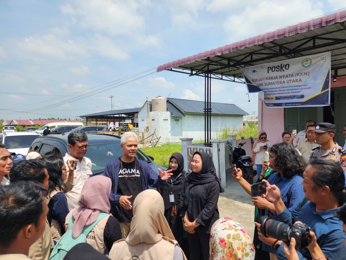 Ganjar Pranowo Sapa Mahasiswa KKN UGM Di Kabupaten Batu Bara