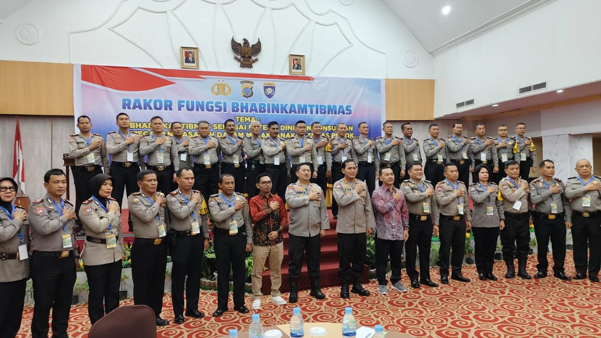 Kasat Binmas Polres Batu Bara Hadiri Rakor Fungsi Bhabinkamtibmas Polda Sumut