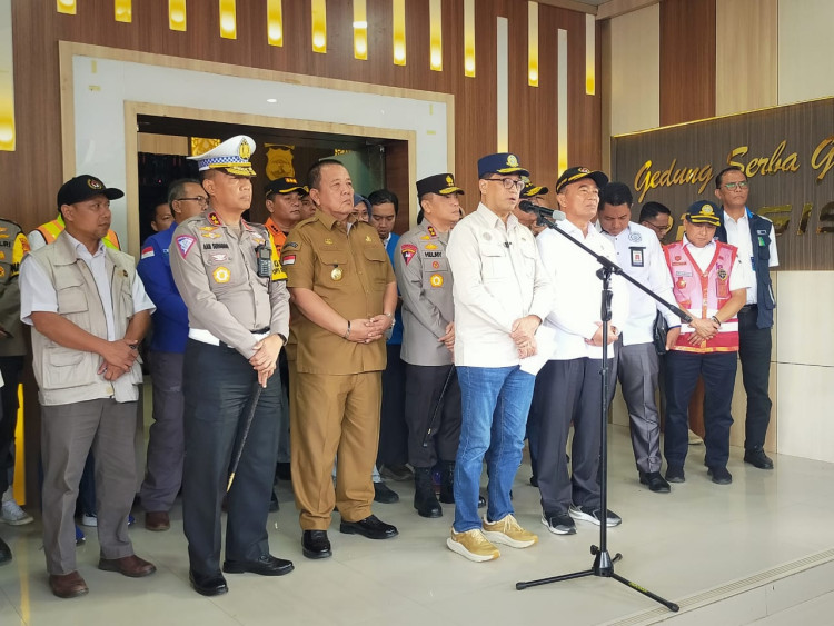 Gubernur Arinal Djunaidi Dampingi Menko PMK dan Menhub Pada Rakor Penanganan Arus Balik Idul Fitri 1445 H