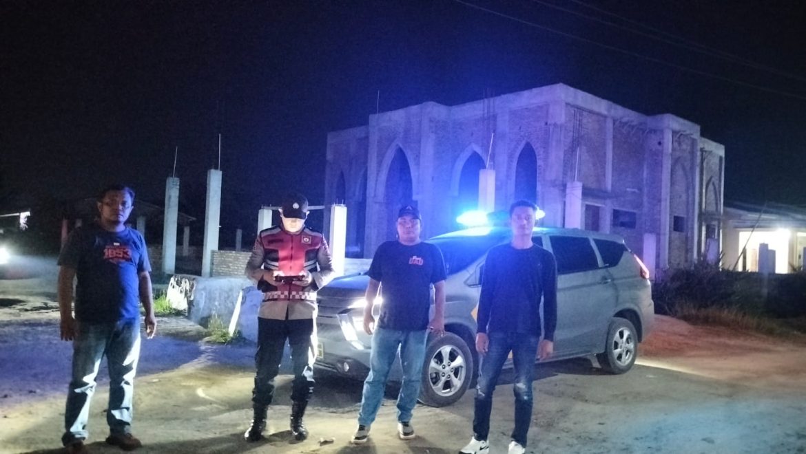 Polsek Medang Deras Patroli Antisipasi Gangguan Kamtibmas