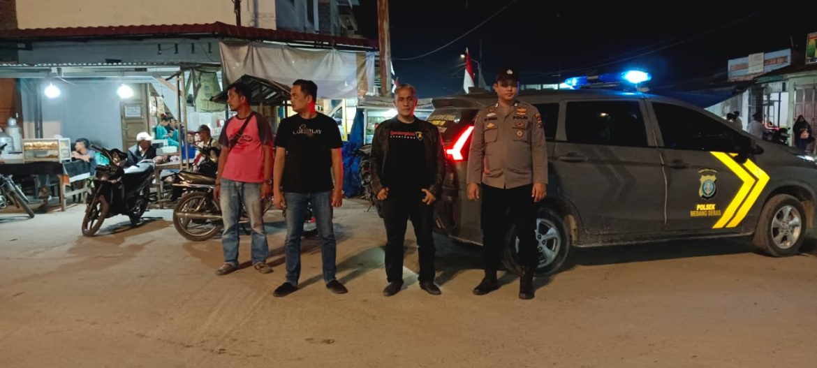 Kanit Reskrim Polsek Medang Deras Patroli Antisipasi Gangguan Kamtibmas