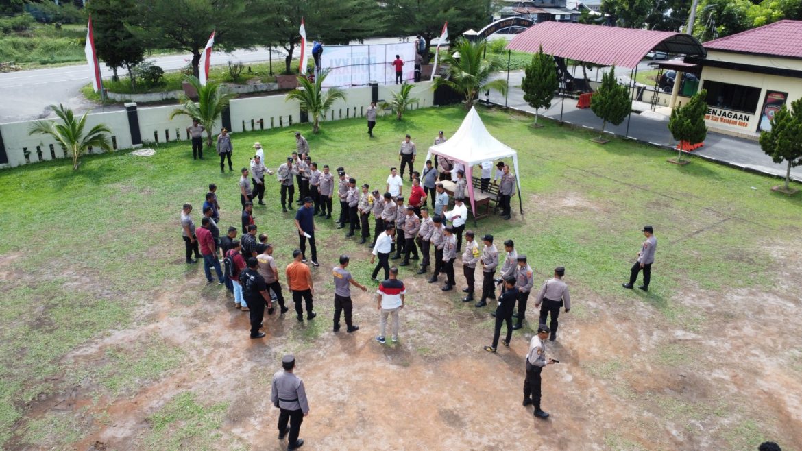 Polres Sergai Gelar Simulasi Sispam Kota Ops Mantap Praja 2024