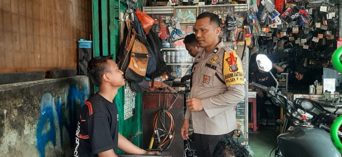 Bhabinkamtibmas Polres Tebing Tinggi Cooling System di Kelurahan Damar Sari