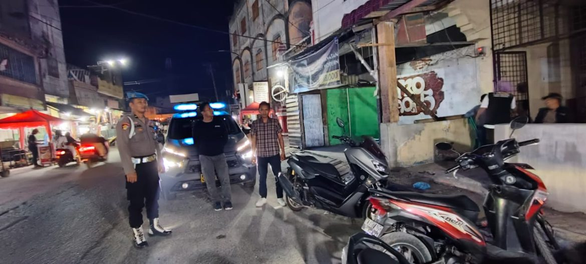 Polsek Labuhan Ruku Patroli Malam Antisipasi Gangguan Kamtibmas