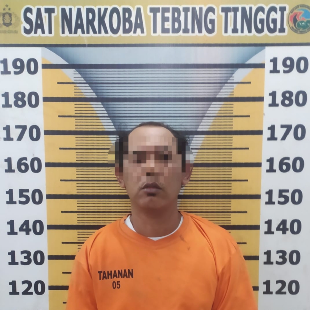 Sat Narkoba Polres Tebing Tinggi Tangkap SY, 10 Paket Sabu Diamankan