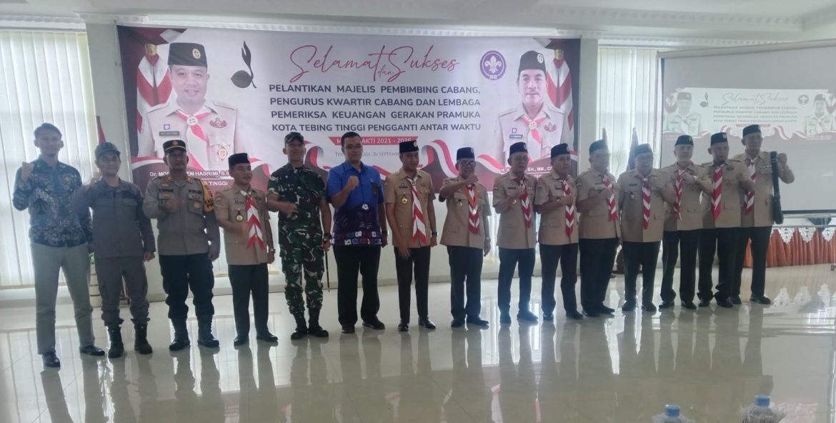 Kapolres Tebing Tinggi Hadiri Pelantikan Majelis Pembimbing dan Pengurus Kwarcab Pramuka