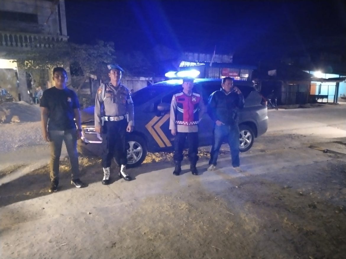 Patroli Polsek Labuhan Ruku Antisipasi Geng Motor