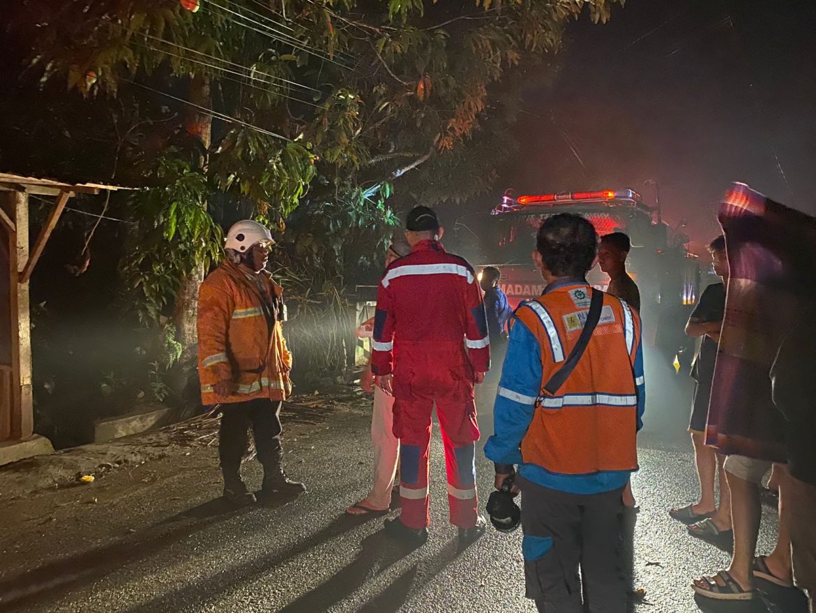 Polres Tebing Tinggi Selidiki Penyebab Kebakaran Rumah Warga