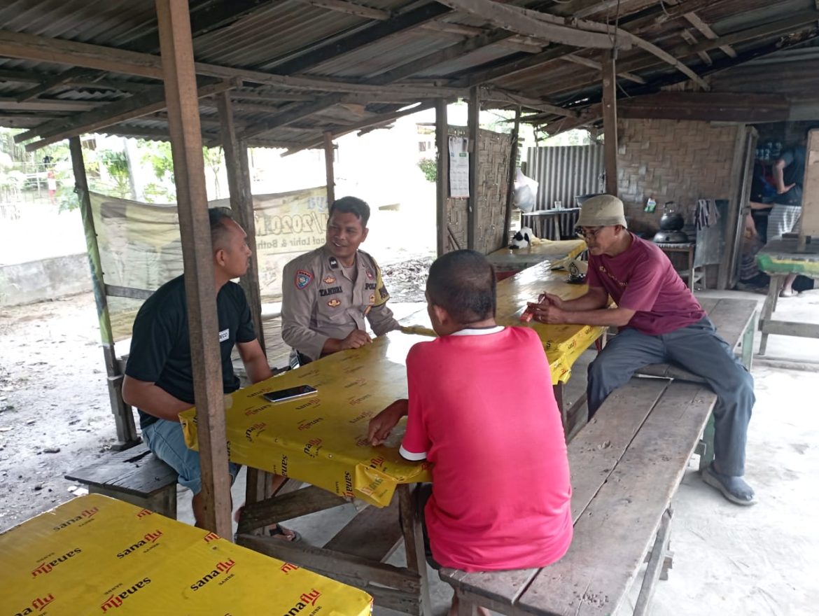 Polsek Padang Hulu Cooling System dan Sampaikan Pesan Kamtibmas