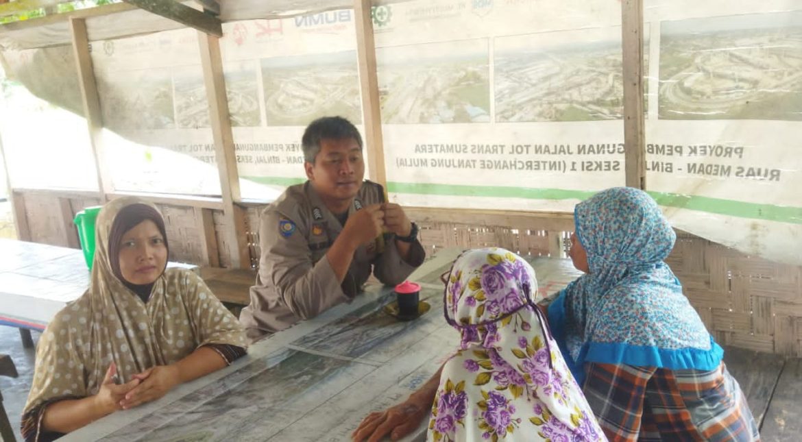 Cooling System, Bhabinkamtibmas Polres Tebing Tinggi Sampaikan Pesan Kamtibmas