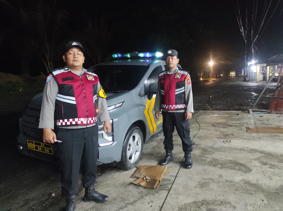 Polsek Lima Puluh Patroli Antisipasi Geng Motor